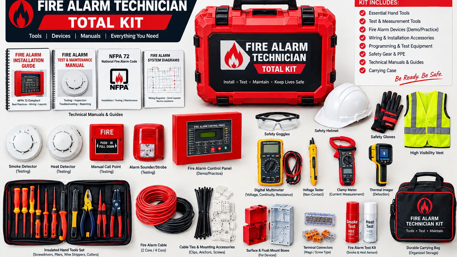 Fire Alarm Technician Total Kit