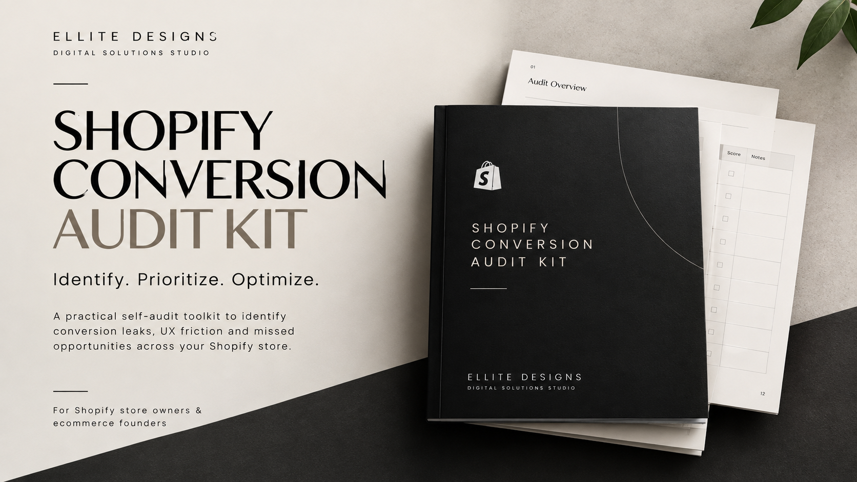 Shopify Conversion Audit Kit