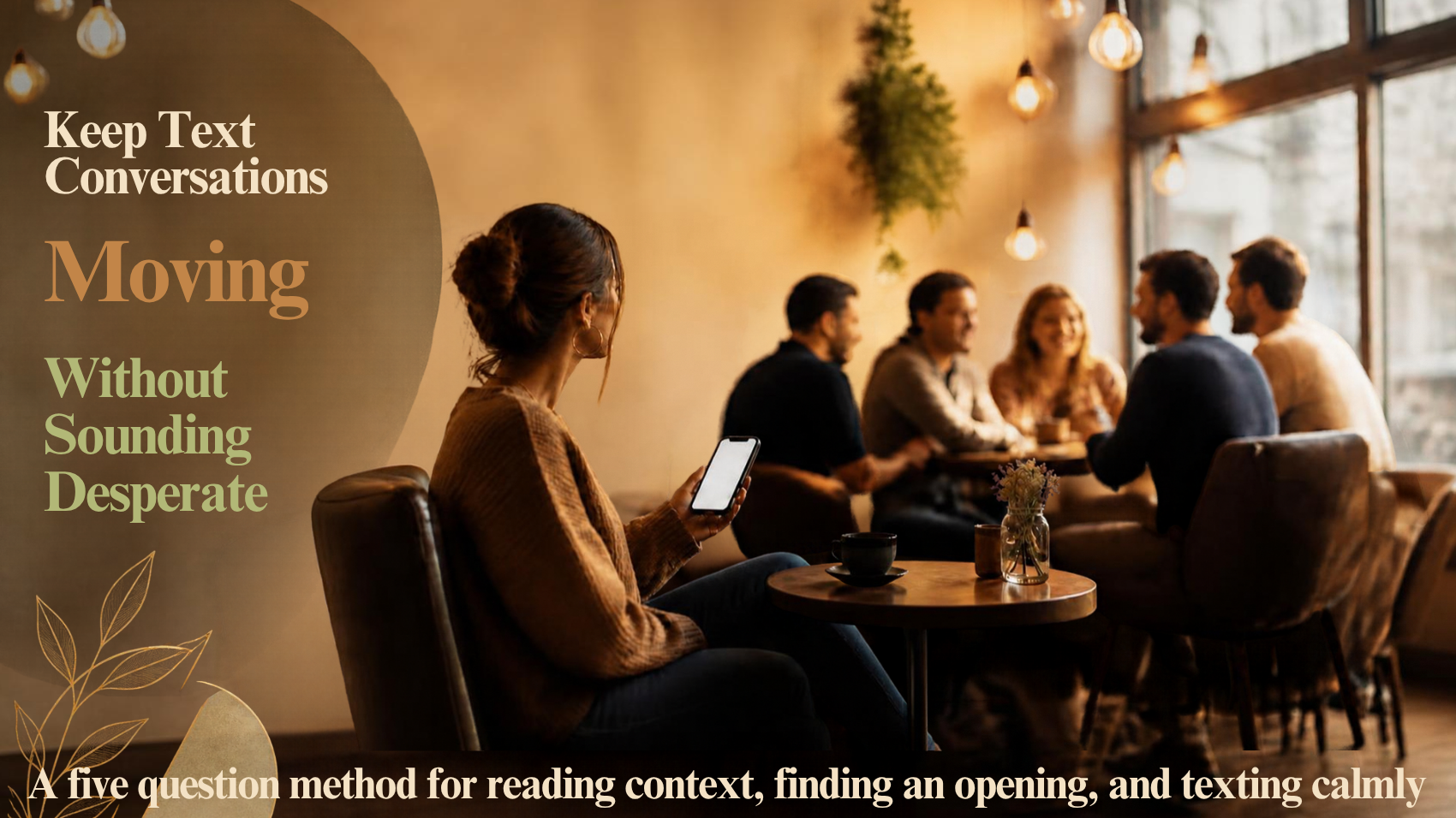 Keep Text Conversations Moving Without Sounding Desperate