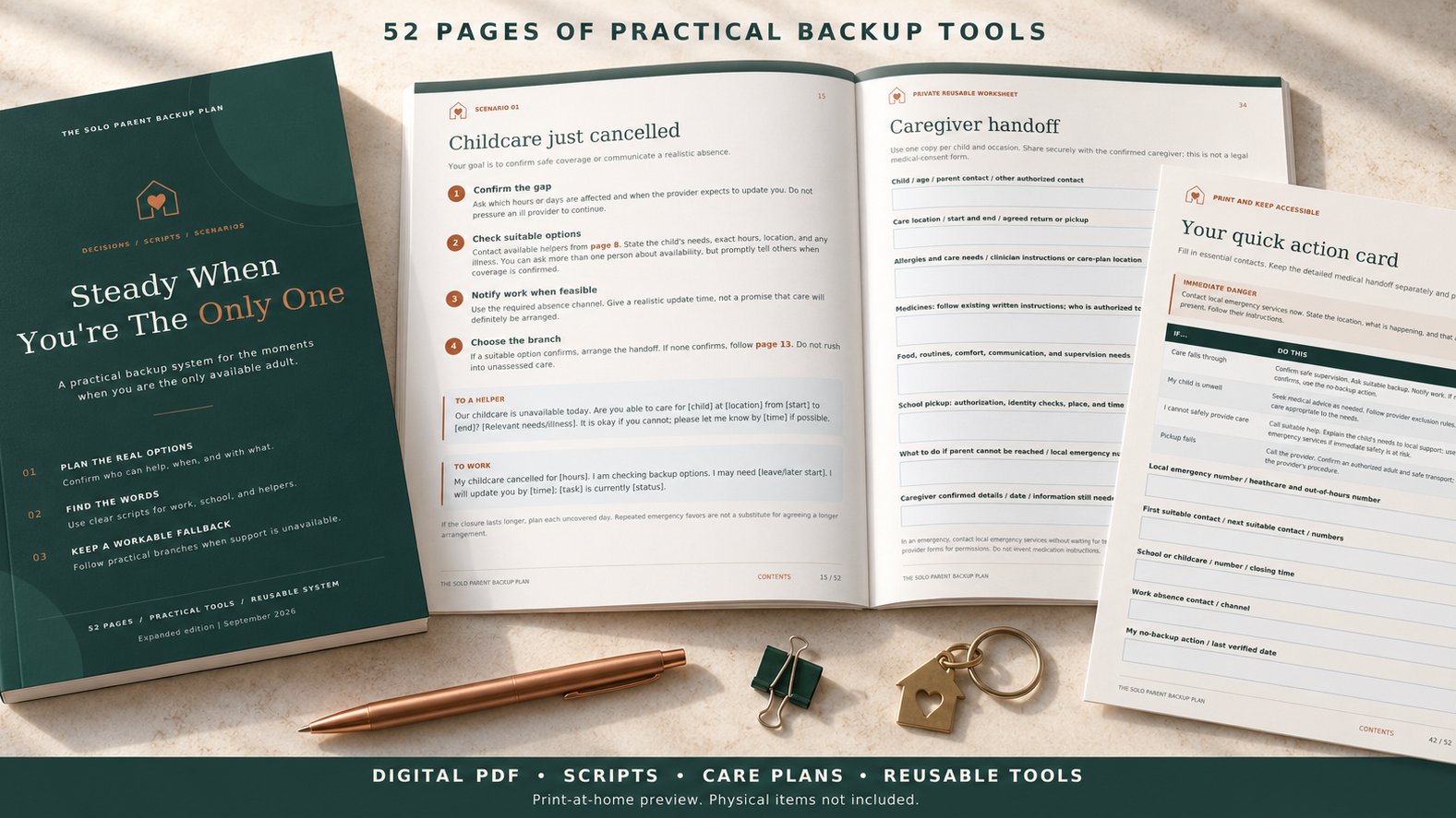Solo Parent Backup Plan System