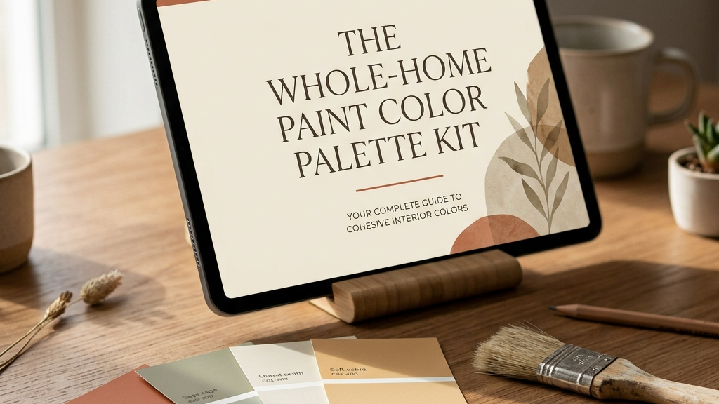 The Whole-Home Paint Color Palette Kit — 6 Curated Palettes + Room-to-Room Flow 