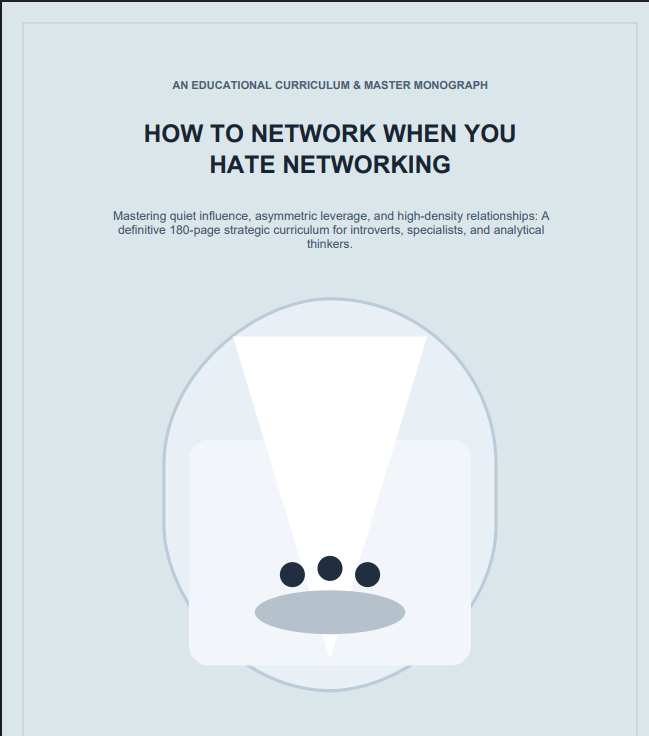How to Network When You Hate Networking