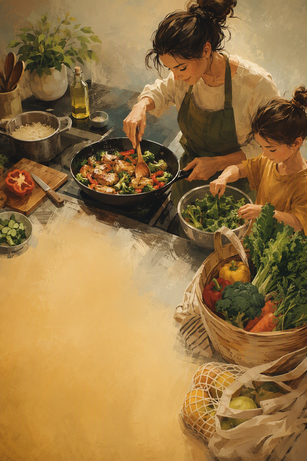 Busy Parents Cooking Balanced Dinners Without Grocery Budget Panic