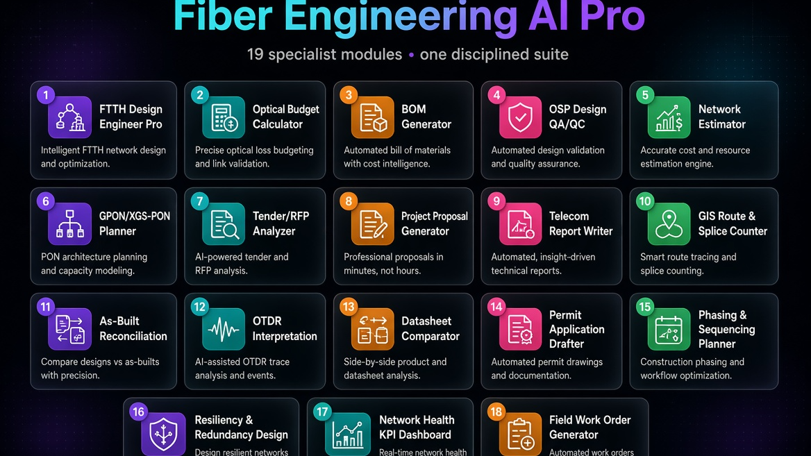 Fiber Engineering AI Pro — The Fiber Engineer’s Second Brain
