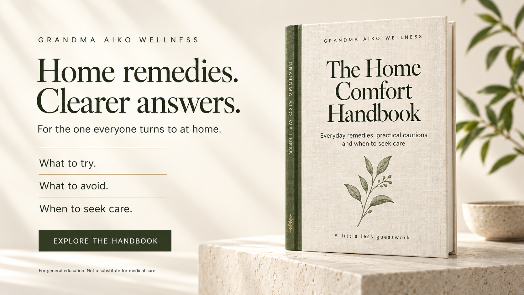 Grandma Aiko Wellness: Home Remedies & Self-Care Guide