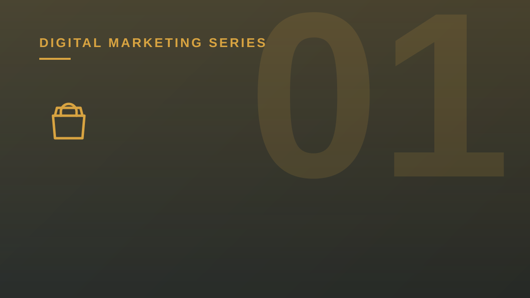 E-commerce : Foundations — "Know Your Numbers Before You Risk a Dollar"