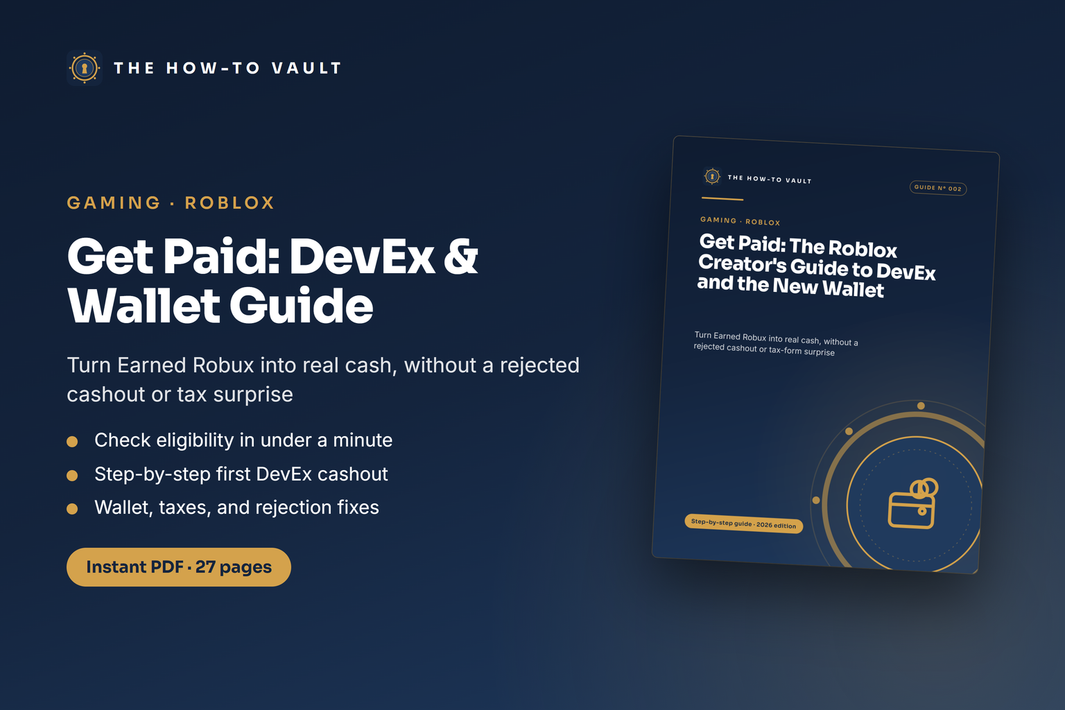 Get Paid: The Roblox Creator's Complete Guide to DevEx and the New Wallet