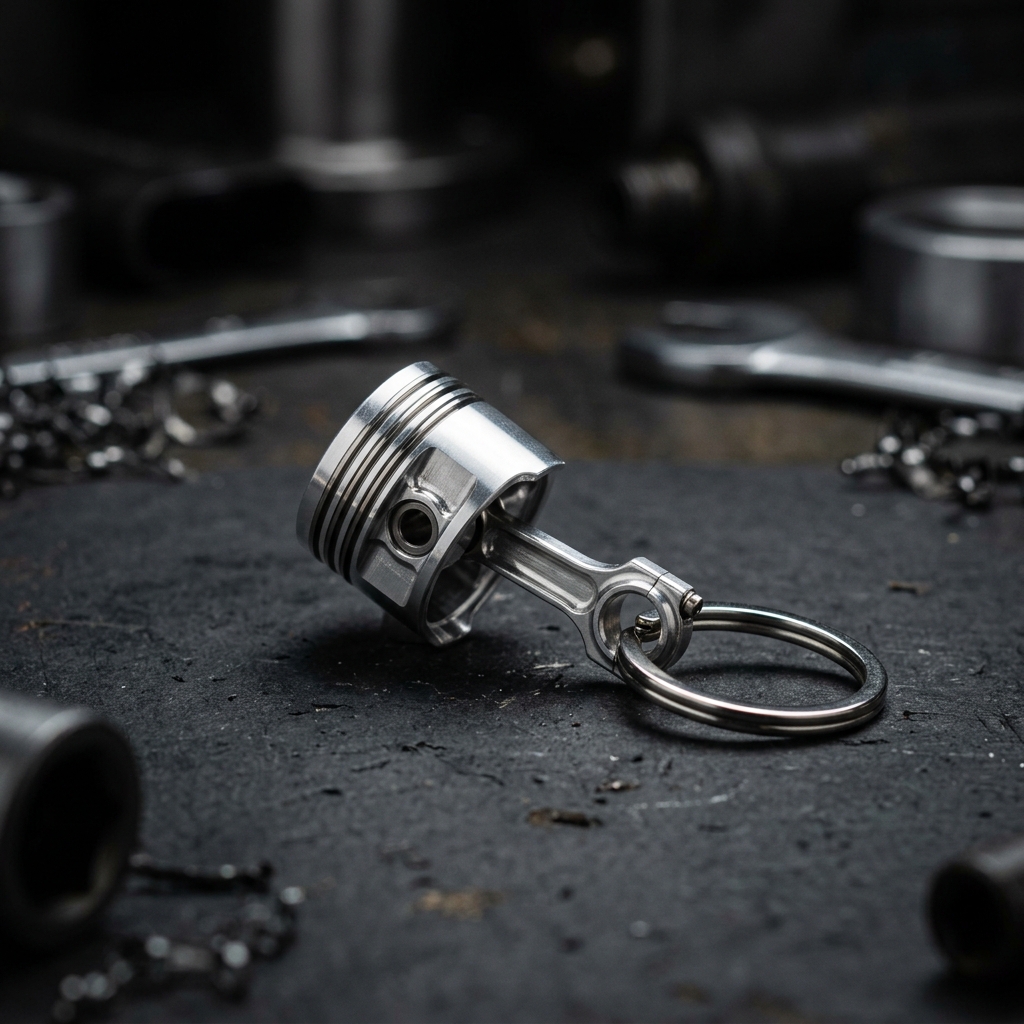 Piston Key Ring