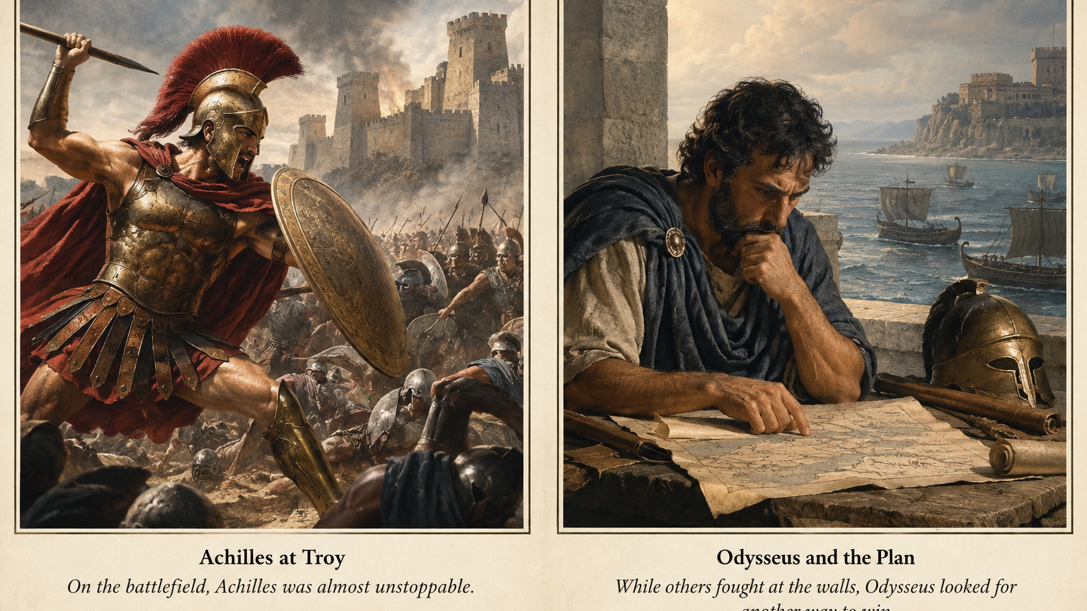 Achilles & Odysseus: Heroes Compared