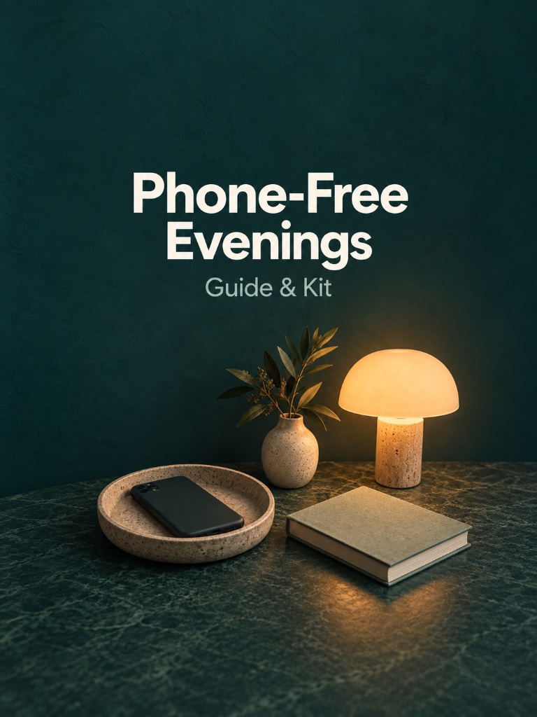 Phone-Free Evenings — Guide & Kit