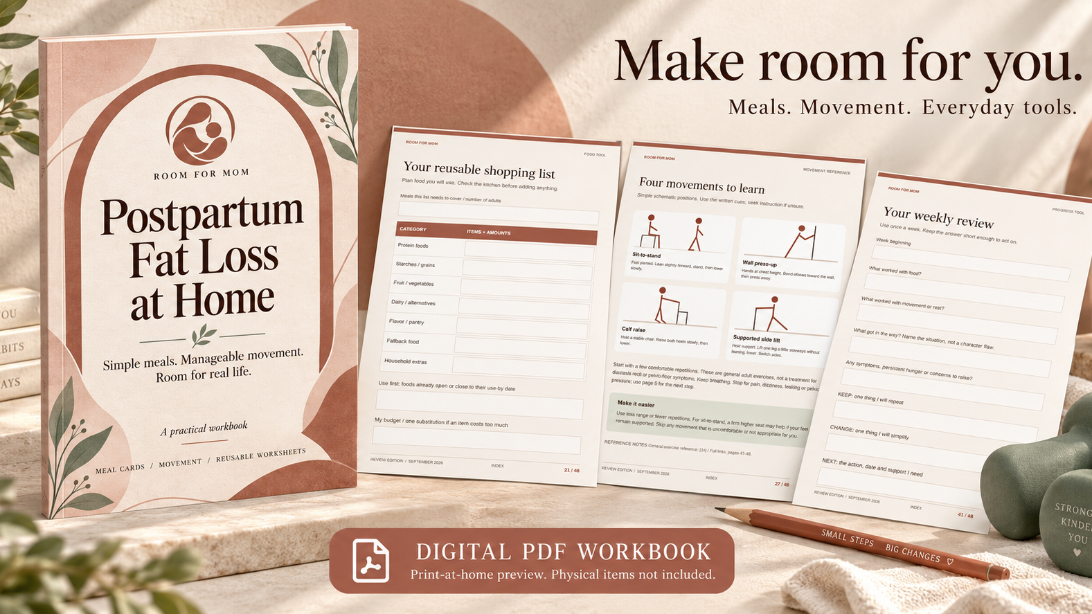 Postpartum Fat Loss at Home