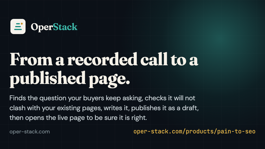 Pain to SEO