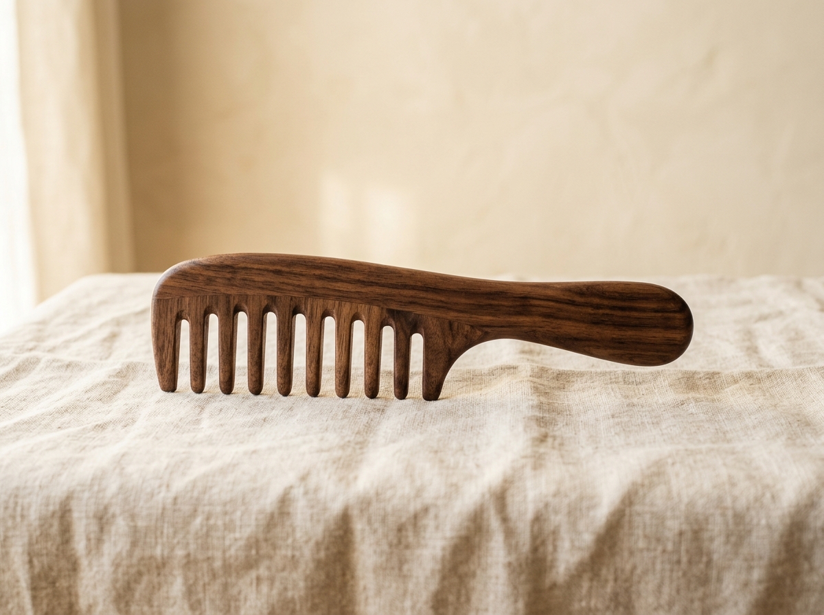 Walnut Wide-Tooth Comb