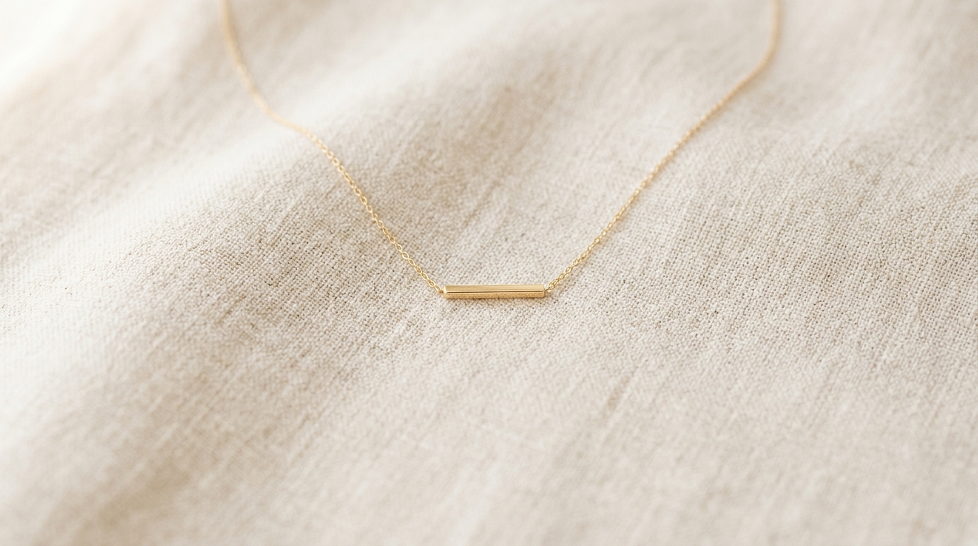 Bar Pendant Necklace
