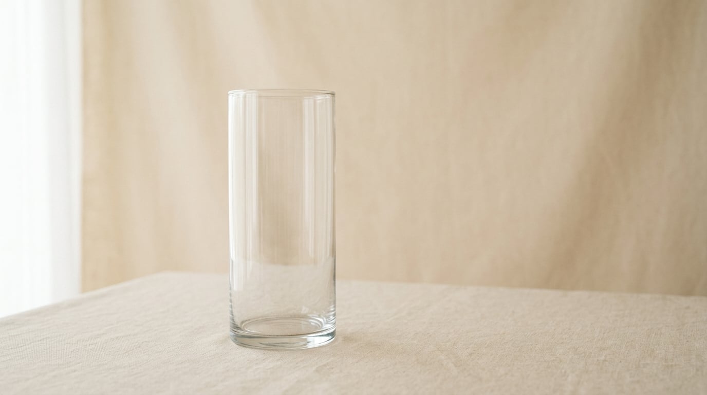 Vase en verre