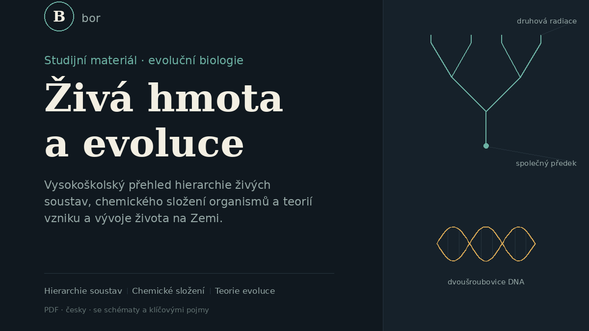 ORP-  Živý hmota a evoluce