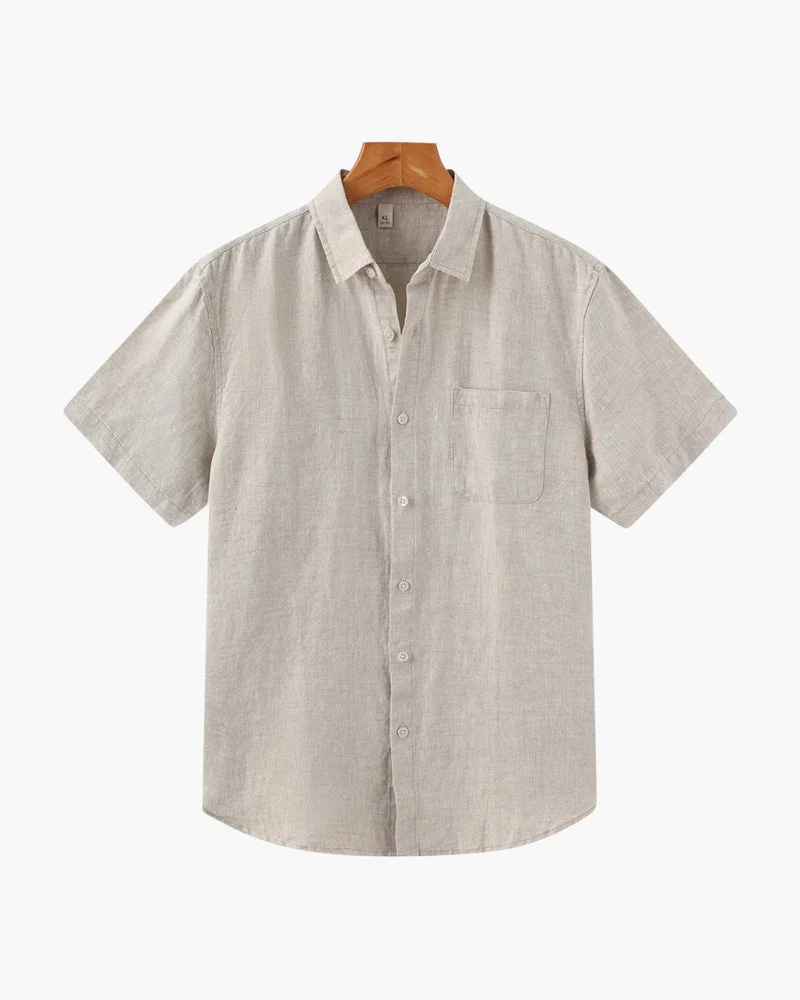 CAPE TOWN CHEMISE LIN COURTE