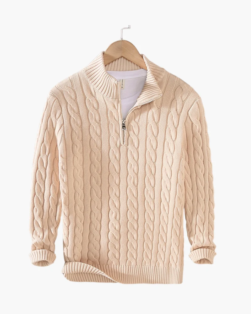 VERBIER PULL DEMI-ZIP HOMME