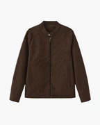 ESTATE VESTE DAIM CUIR