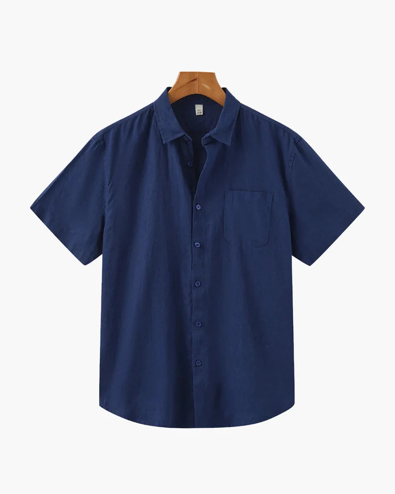 CAPE TOWN CHEMISE LIN COURTE