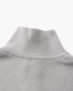 PULL DEMI-ZIP MAILLE RAFFINÉ