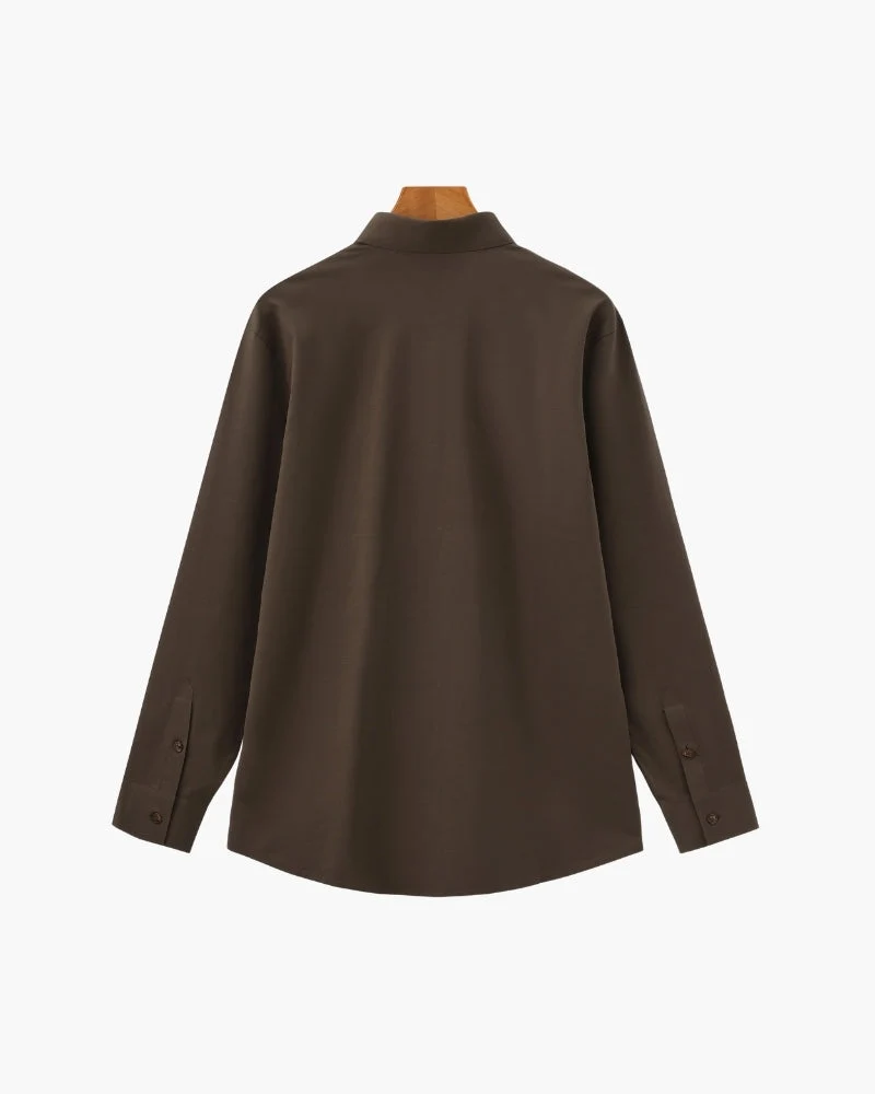 CHEMISE COTON FLEX TAILLÉE