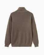 PULL DEMI-ZIP MAILLE RAFFINÉ