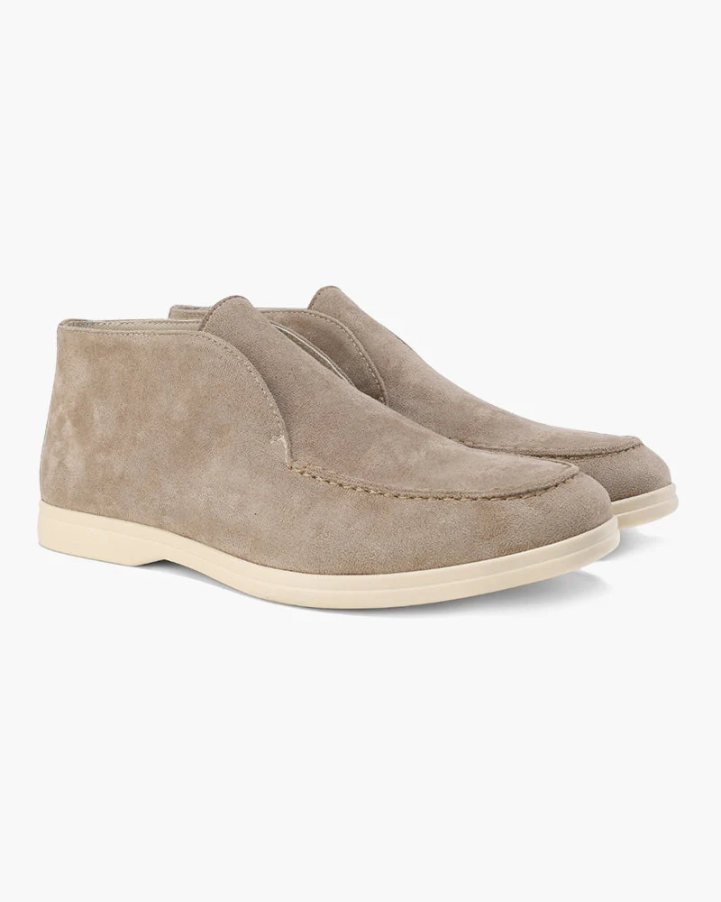 MOCASSINS DAIM HAUTEUR