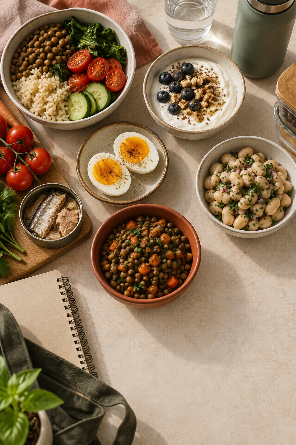 Repas protéinés à petit budget