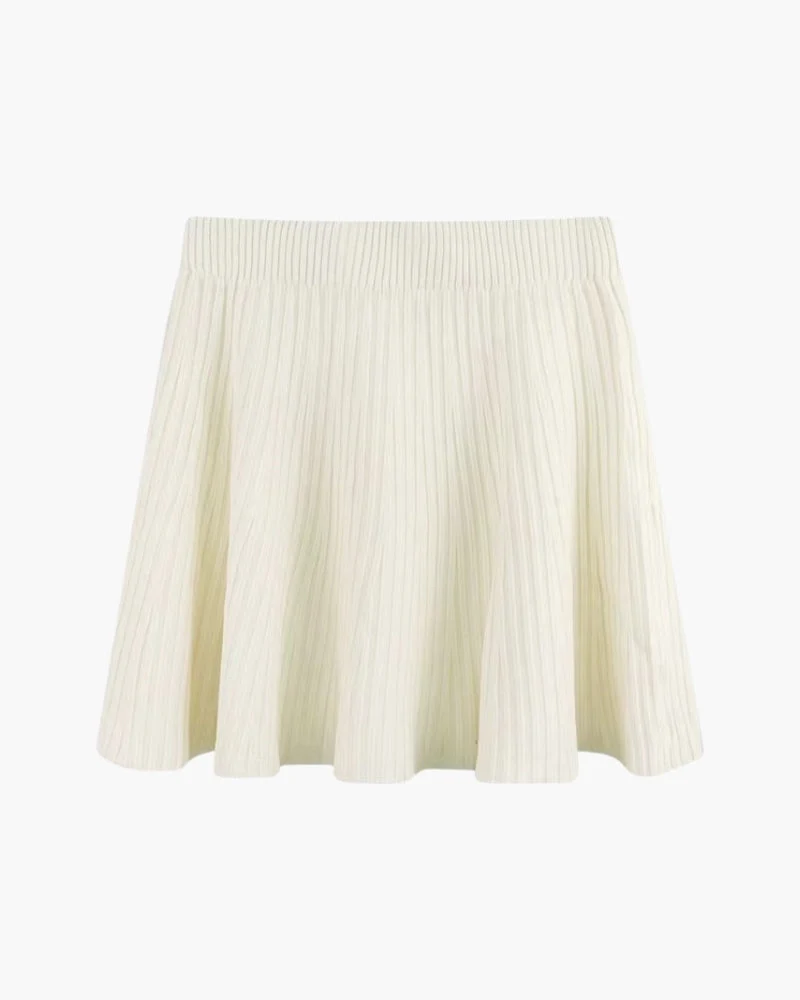 OXFORD JUPE LAINE PLISSÉE