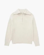 PULL ZIPPÉ RAYÉ