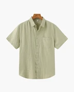 CAPE TOWN CHEMISE LIN COURTE