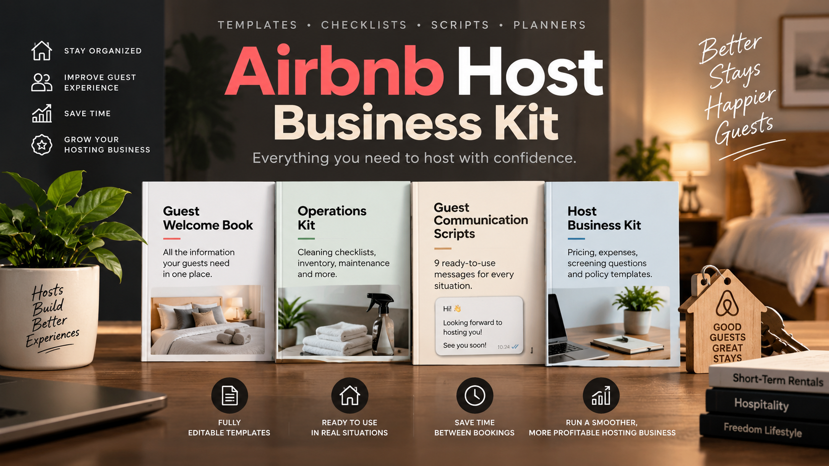 Host Business Kit — Airbnb & Short-Term Rental Templates