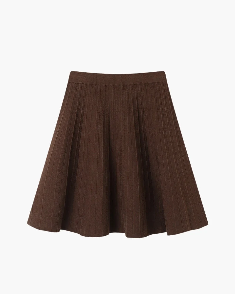 OXFORD JUPE LAINE PLISSÉE