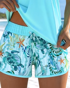OCÉAN TANKINI IMPRIMÉ FENDU