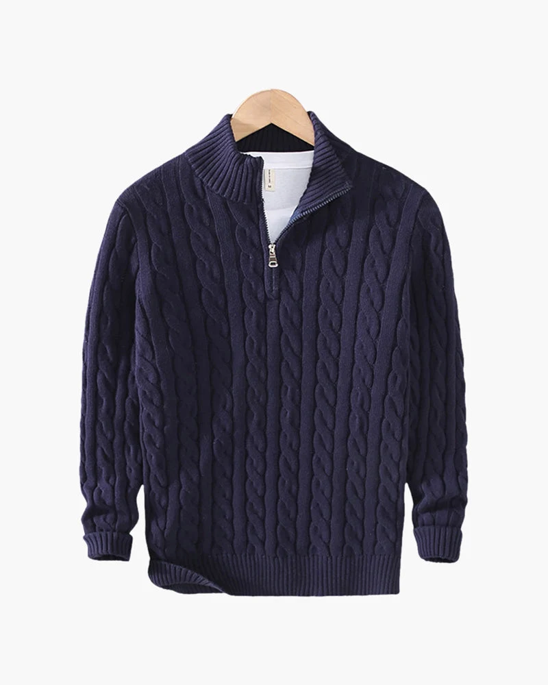 VERBIER PULL DEMI-ZIP HOMME