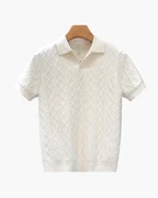 POLO TRICOTÉ TEXTURÉ