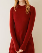 ISAURE ROBE ÉVASÉE CACHEMIRE