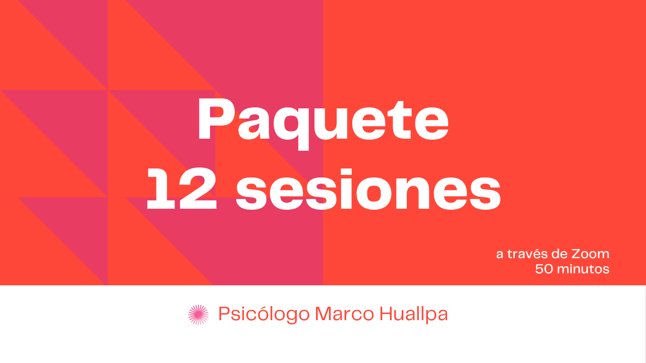 Paquete 12 sesiones