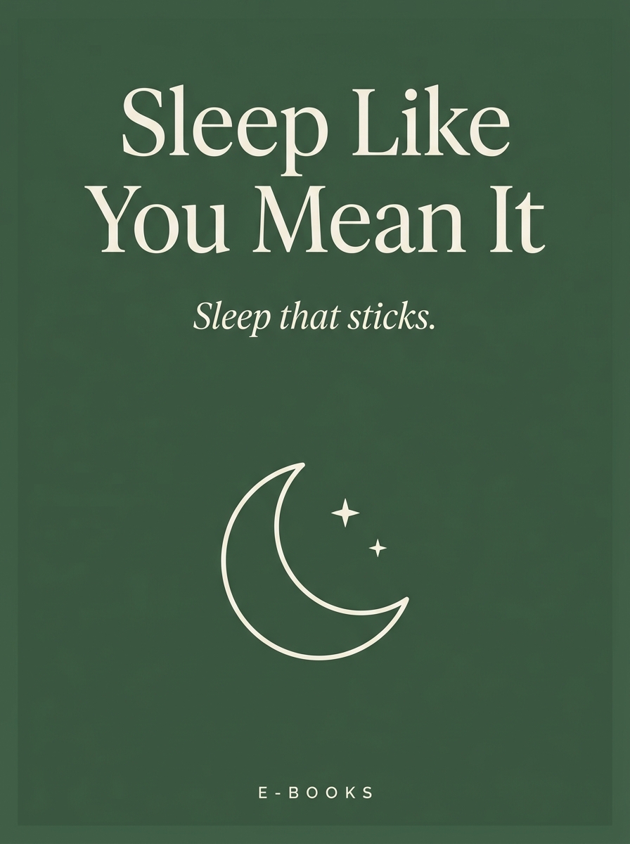 Sleep Like You Mean It