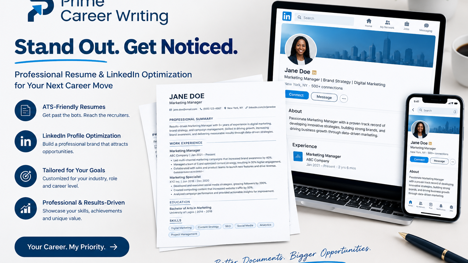 Professional Resume & LinkedIn Optimization