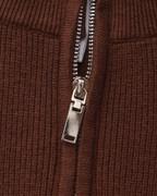 PULL DEMI-ZIP MAILLE RAFFINÉ