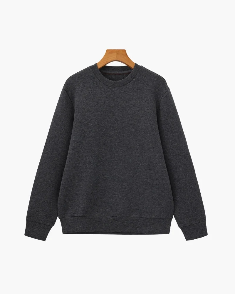 SWEATSHIRT COL ROND MODAL