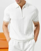 POLO LISERÉ CONTRASTANT