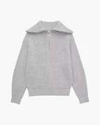 PULL ZIPPÉ RAYÉ