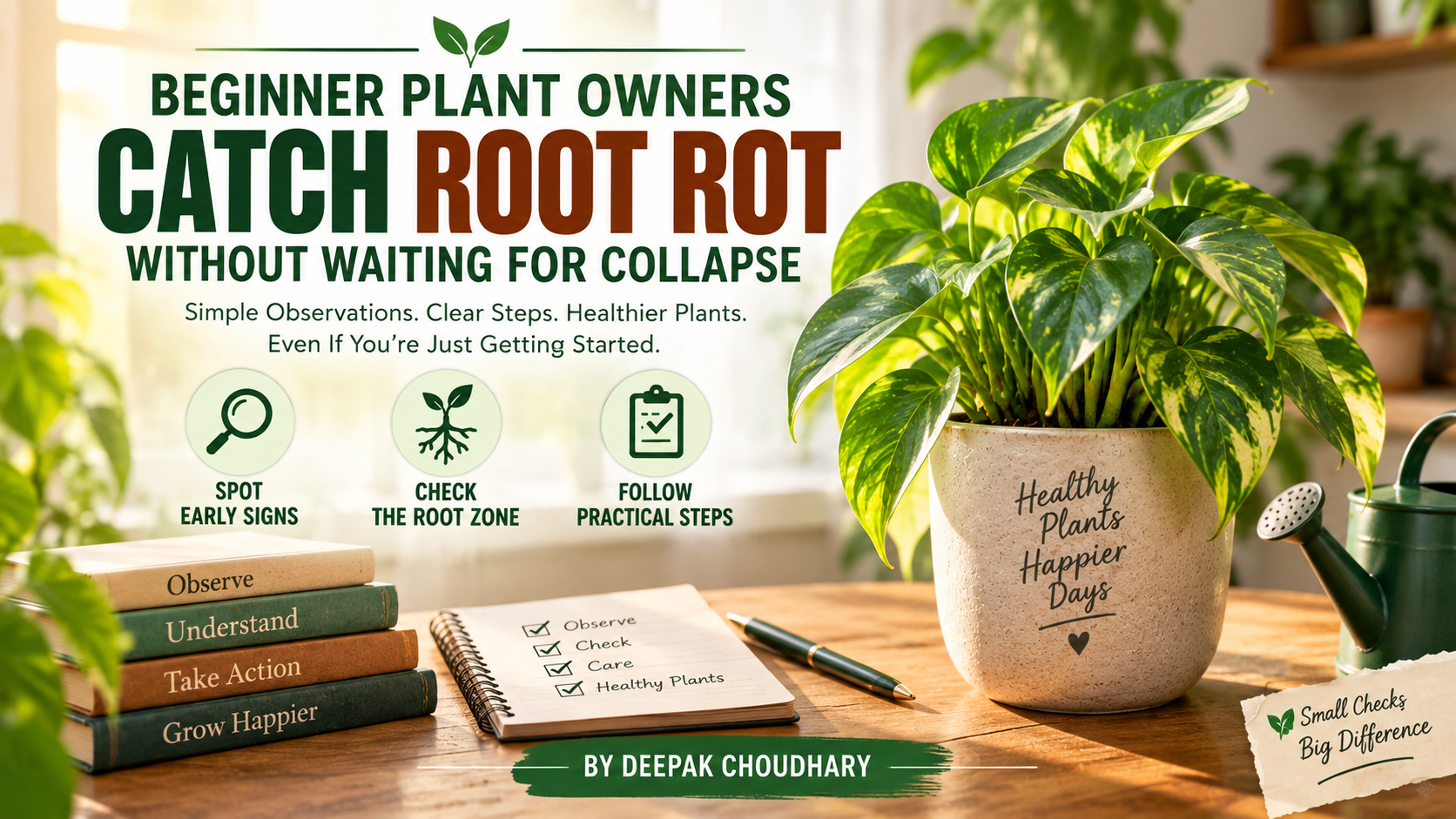 Beginner Plant Owners Catch Root Rot Without Waiting for Collapse
