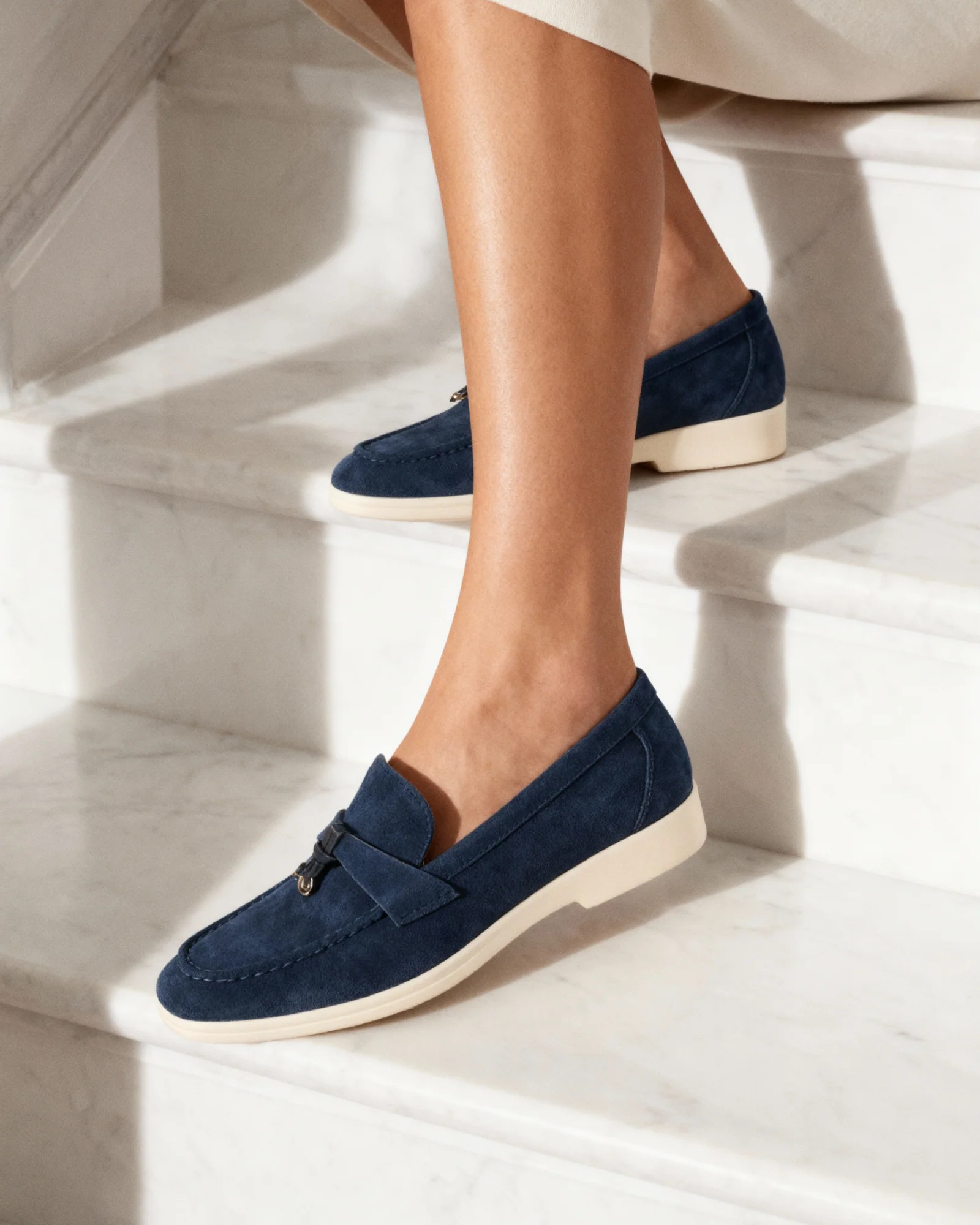 MOCASSINS DAIM DAME