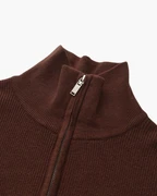 PULL DEMI-ZIP MAILLE RAFFINÉ