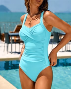 SILHOUETTE MAILLOT UNE PIÈCE CROISÉ