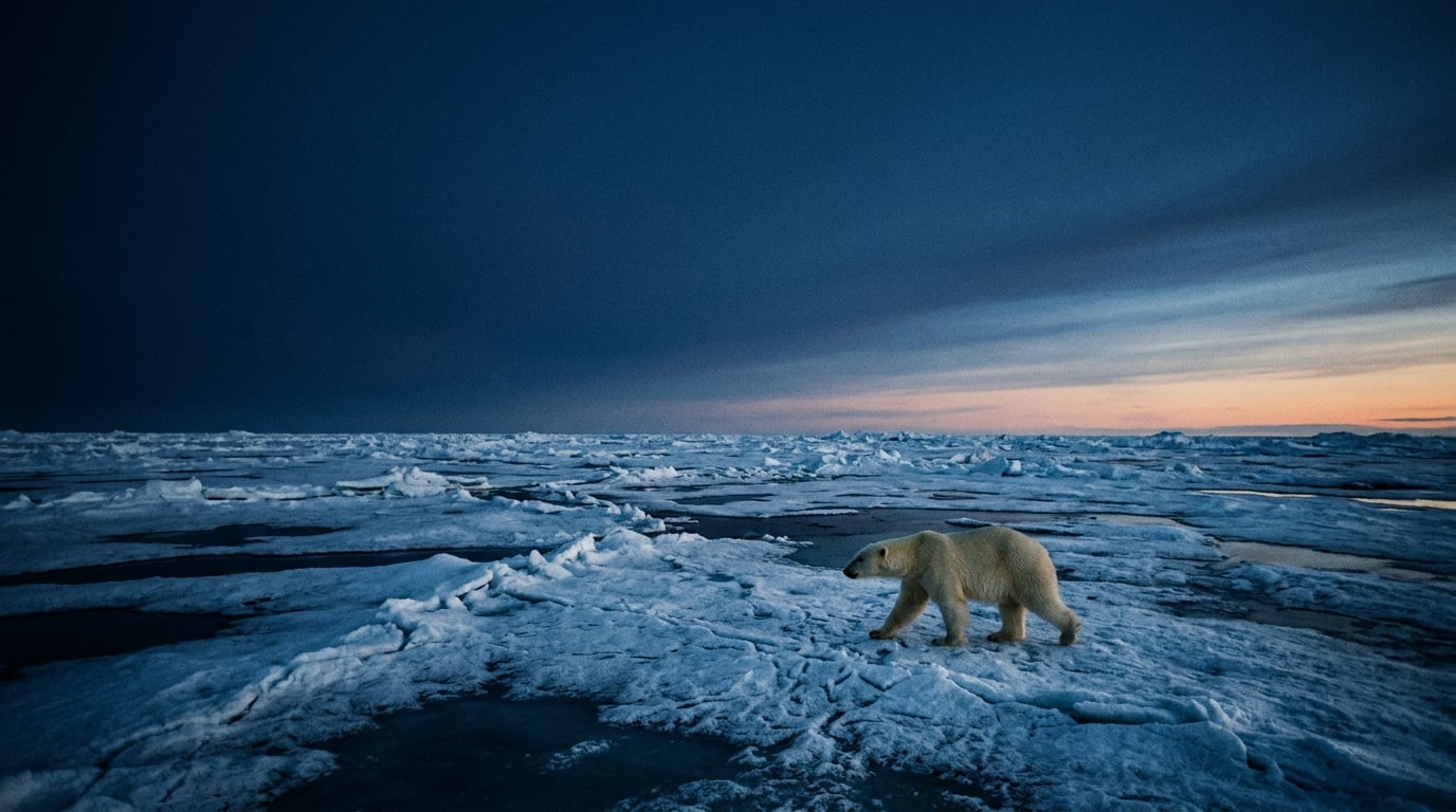 El oso polar y la fauna del planeta